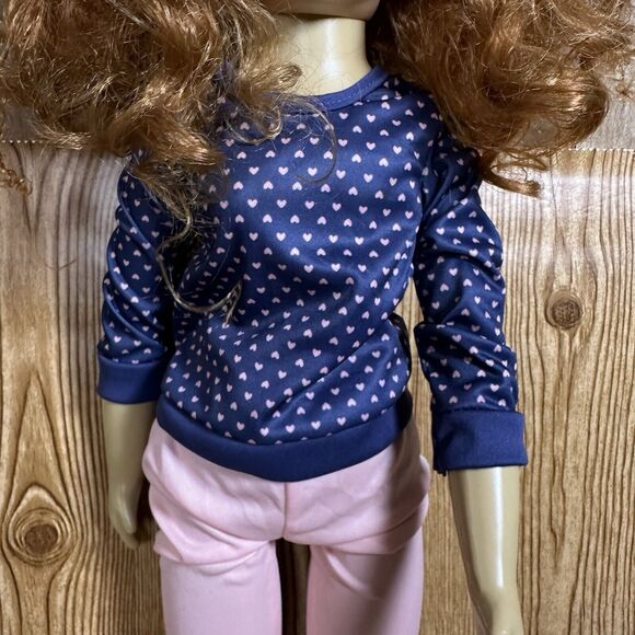 UNEEDA Wispy Walker Red Hair Brown Eye Doll "I Will Walk With You" Doll 27" TS18 - Picture 3 of 12
